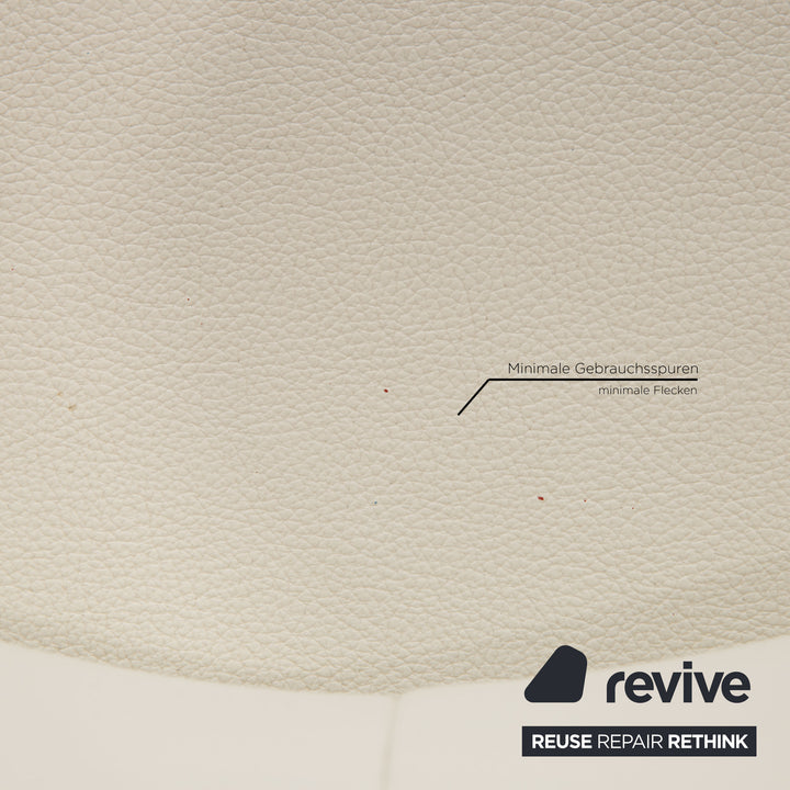 Who's Perfect States Leather Armchair White