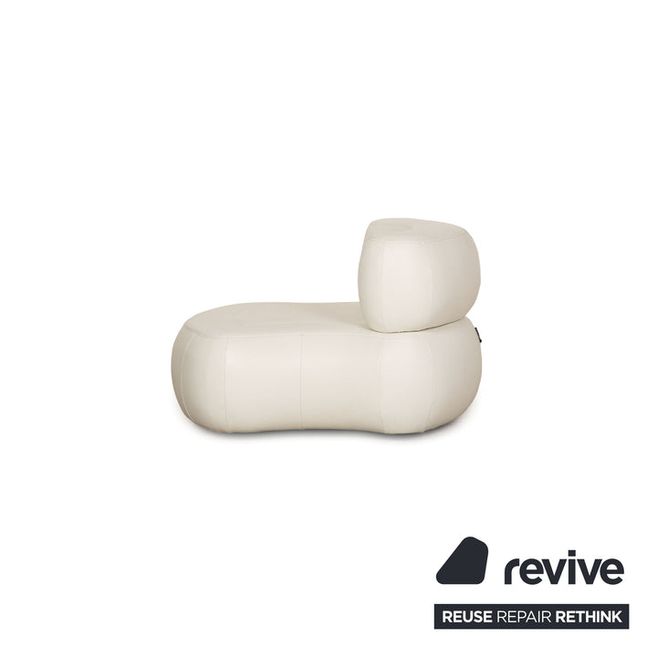 Who's Perfect States Leather Armchair White