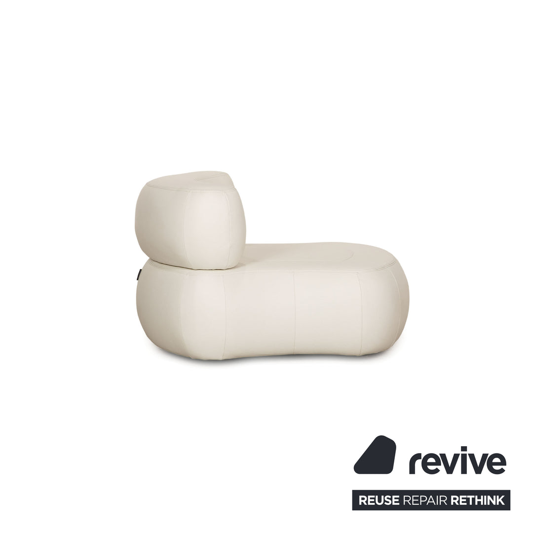 Who's Perfect States Leather Armchair White