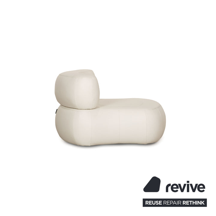 Who's Perfect States Leather Armchair White