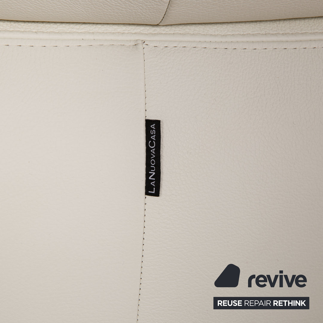 Who's Perfect States Leather Armchair White