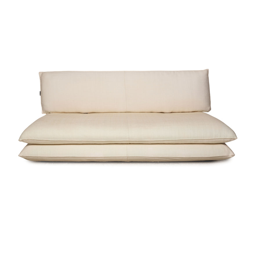 Who's Perfect Fabric Three Seater Cream