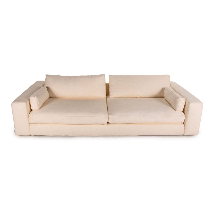 Who's Perfect Summer Stoff Sofa Creme Viersitzer Couch