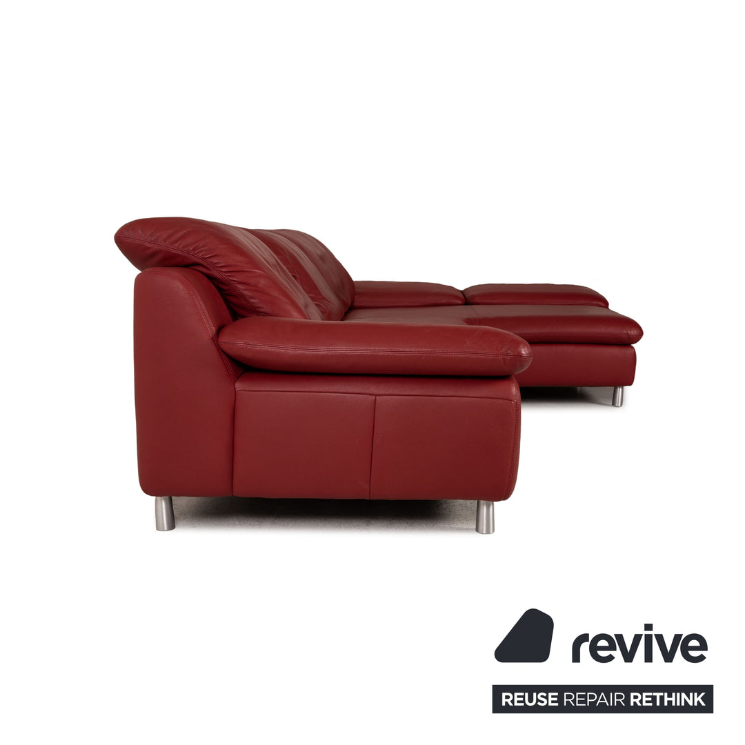 Willi Schillig Amore Leder Sofa Rot Ecksofa Couch Funktion