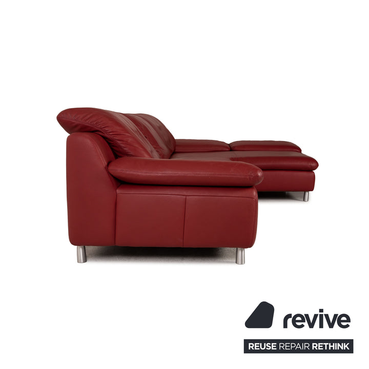 Willi Schillig Amore Leder Sofa Rot Ecksofa Couch Funktion