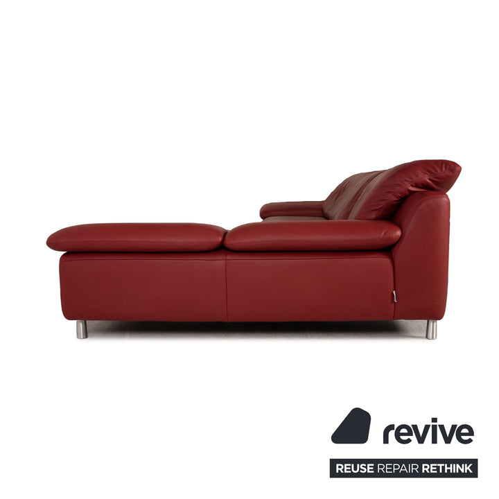 Willi Schillig Amore Leder Sofa Rot Ecksofa Couch Funktion
