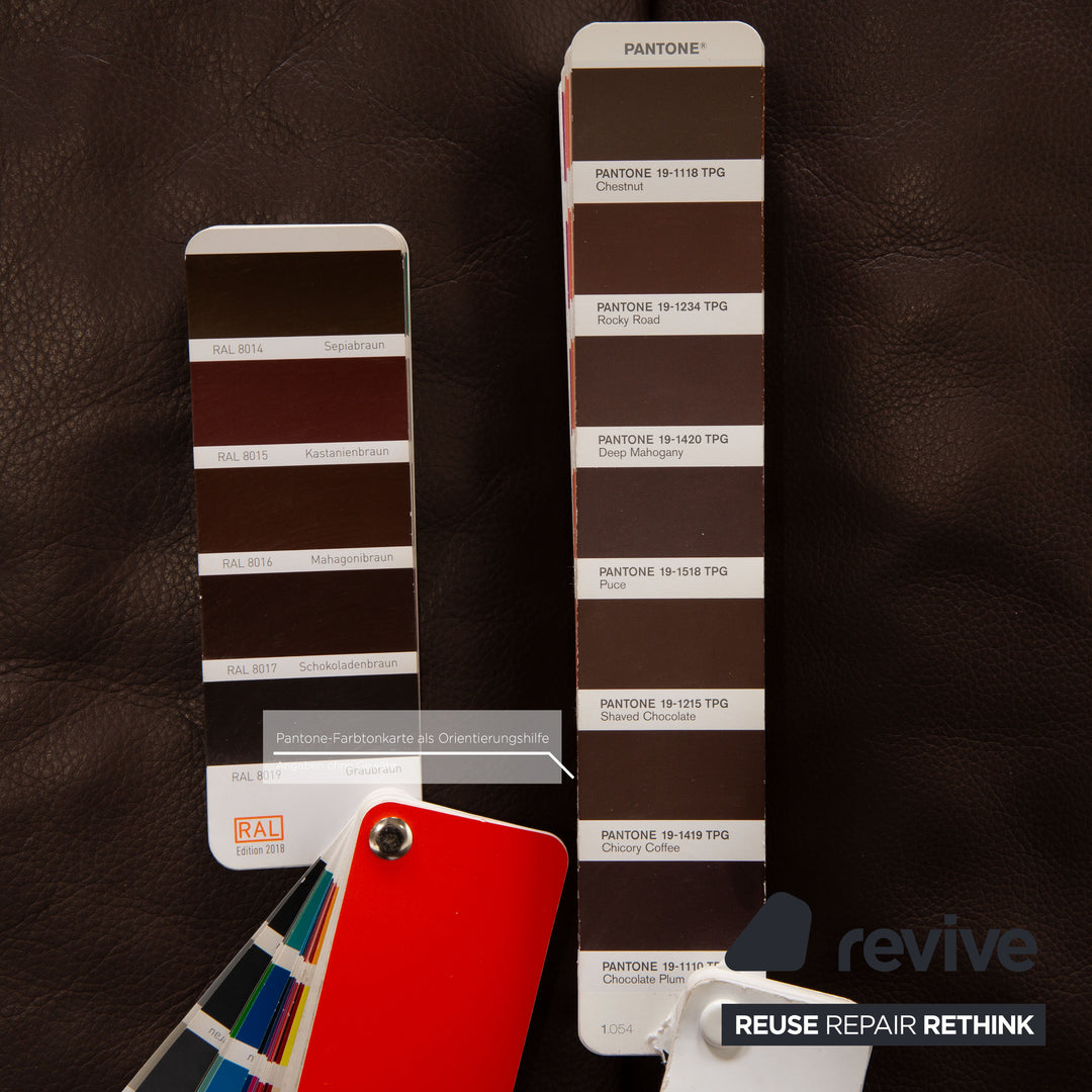 Willi Schillig Black Label Toscaa Leather Two-Seater Brown