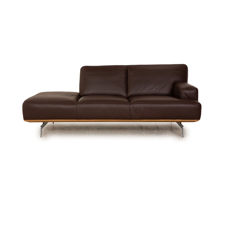 Willi Schillig Black Label Toscaa Leather Two-Seater Brown