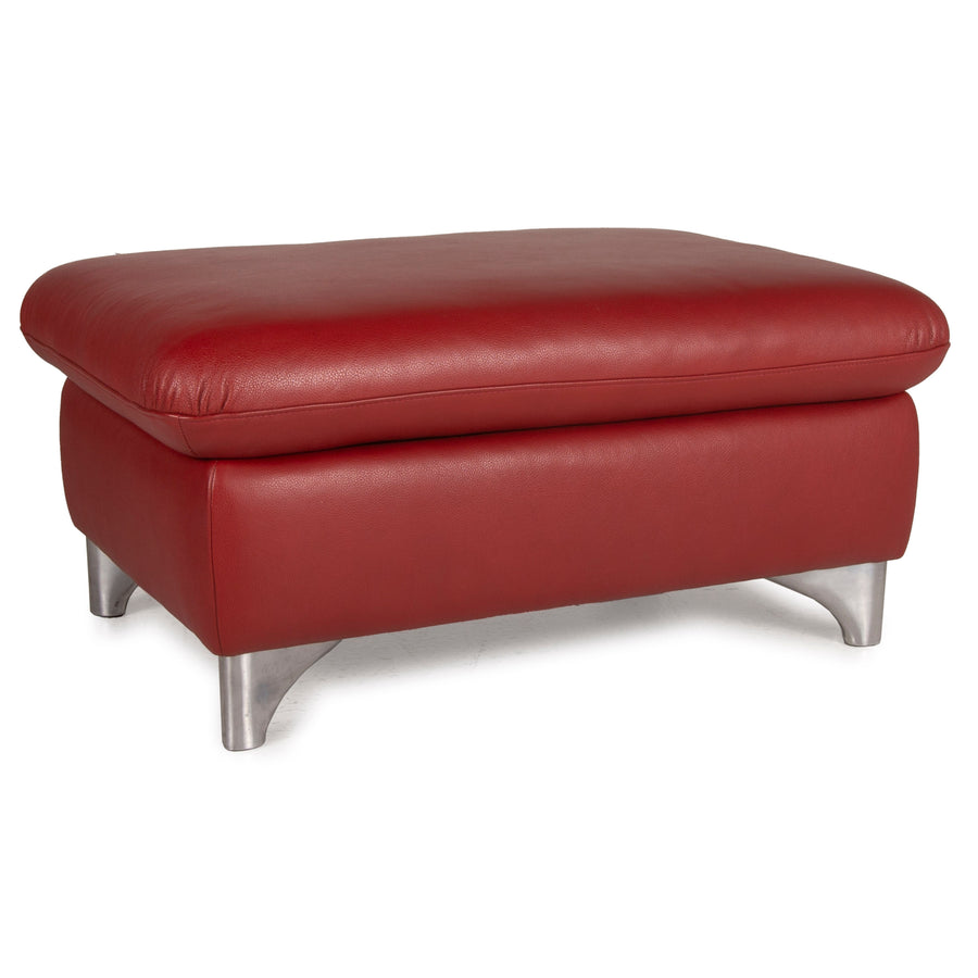 Willi Schillig Enjoy Leather Stool Red Function