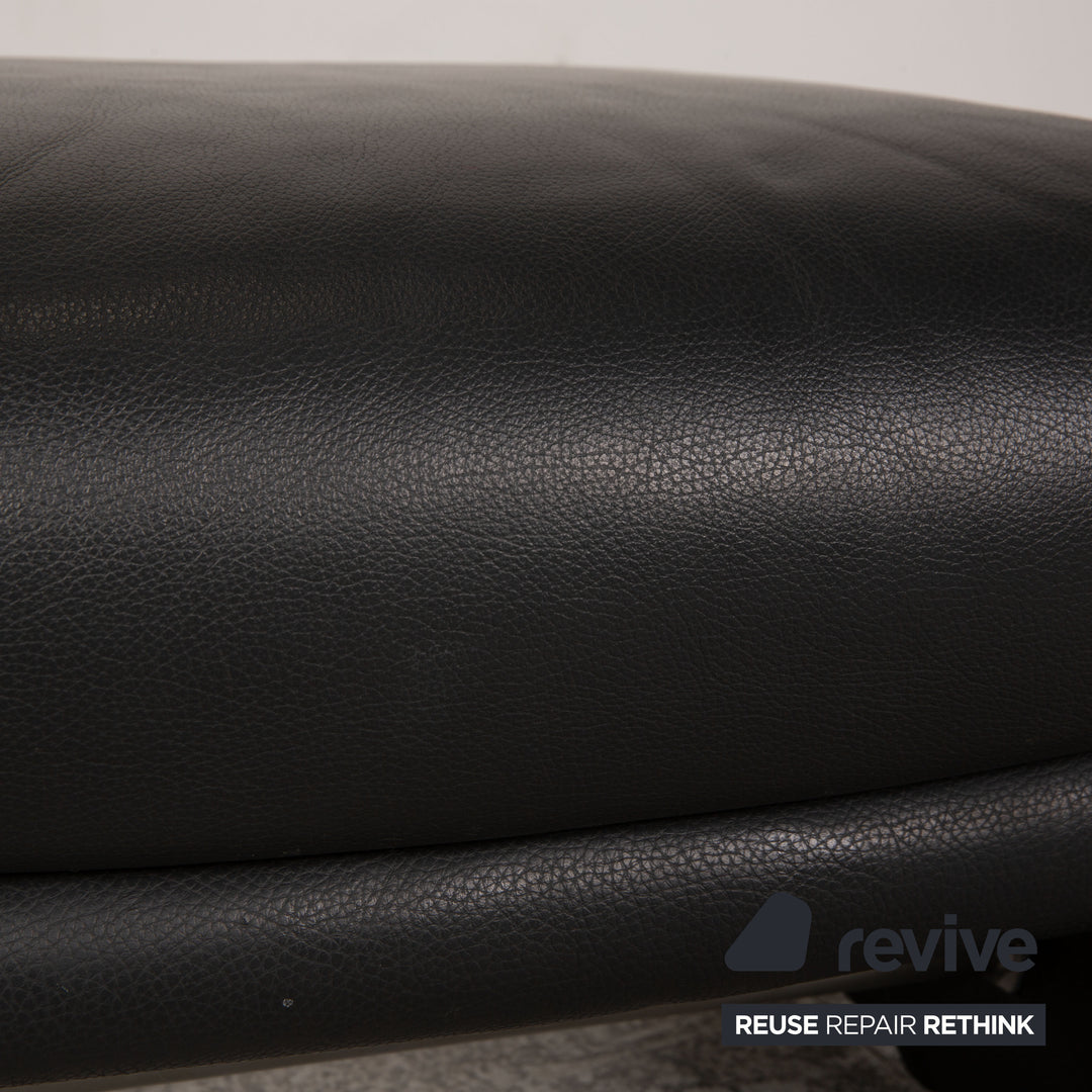 Willi Schillig Ergoline Stool Longlife Leather Anthracite Function