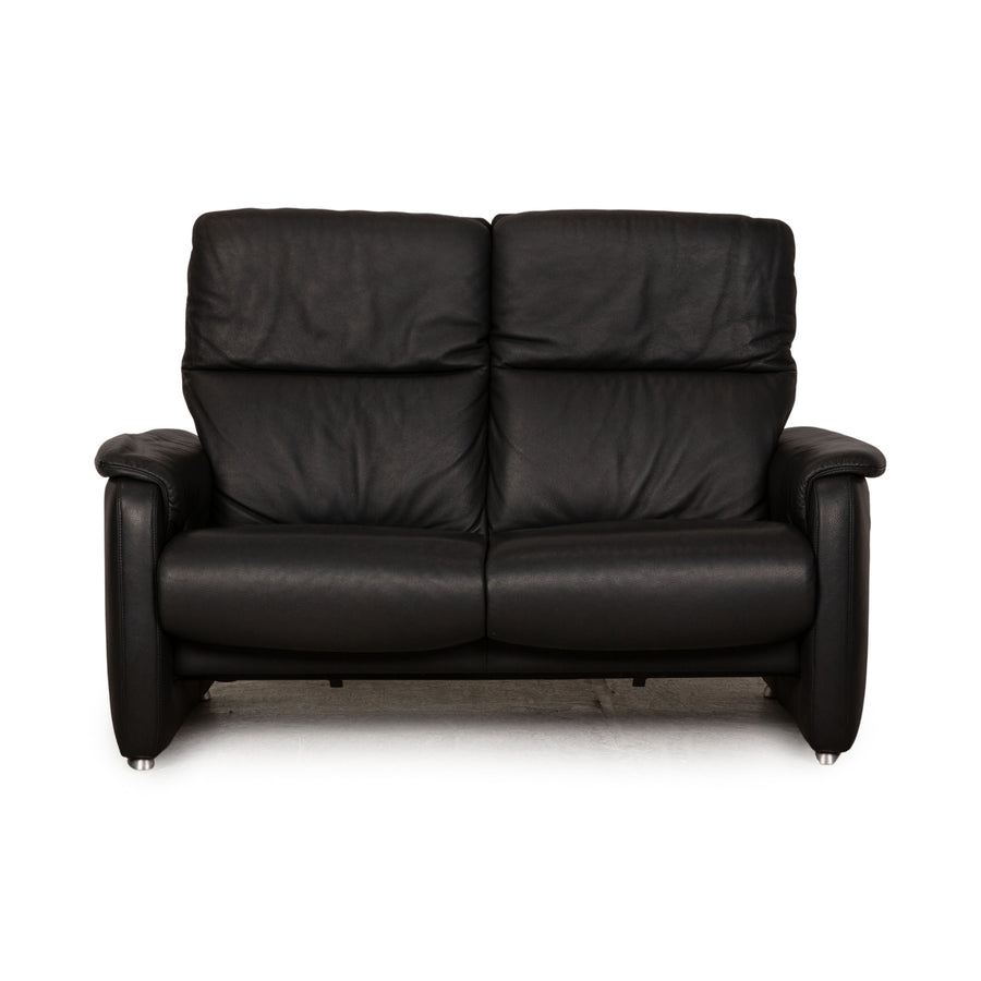 Willi Schillig Ergoline leather two-seater sofa anthracite relax function couch