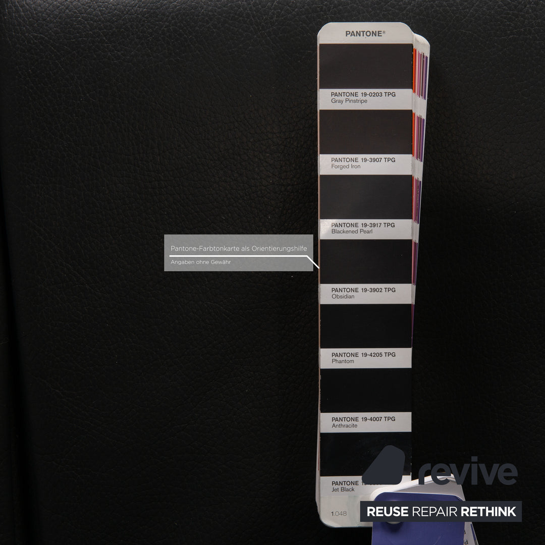 Willi Schillig Ergoline leather two-seater sofa anthracite relax function couch