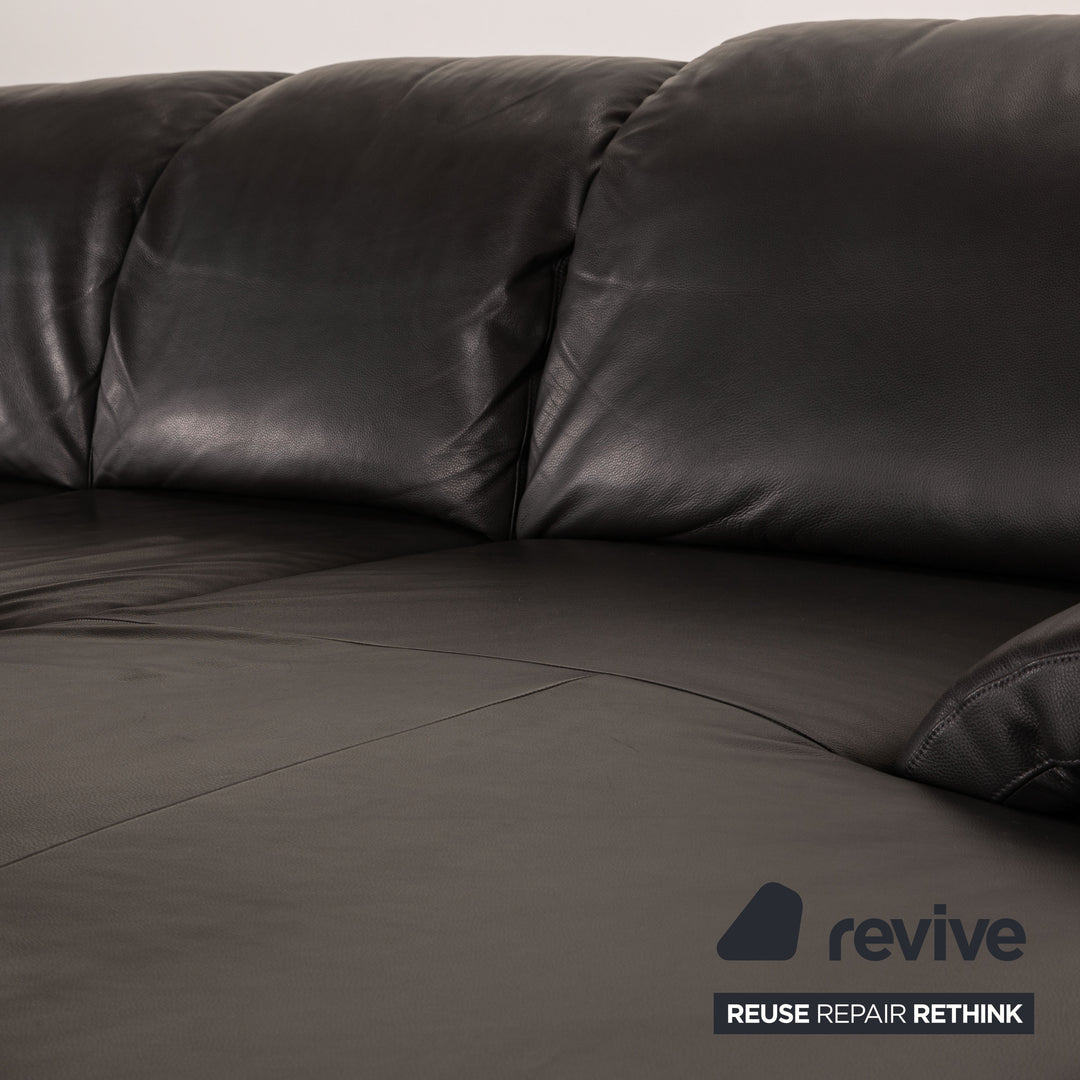 Willi Schillig Joyzze Plus Leder Sofa Grau Ecksofa Funktion Couch