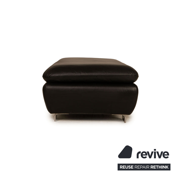 Willi Schillig Leather Stool Black Function