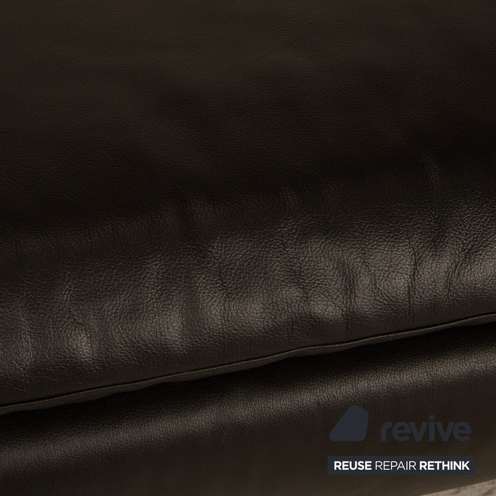 Willi Schillig Leather Stool Black Function