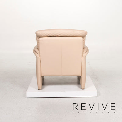 Willi Schillig Leder Sessel Beige #12629