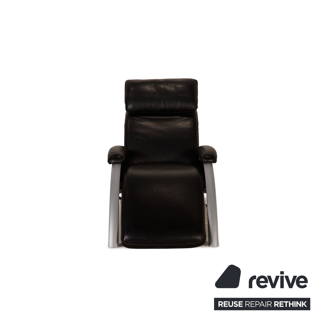 Willi Schillig Leather Armchair Black Function