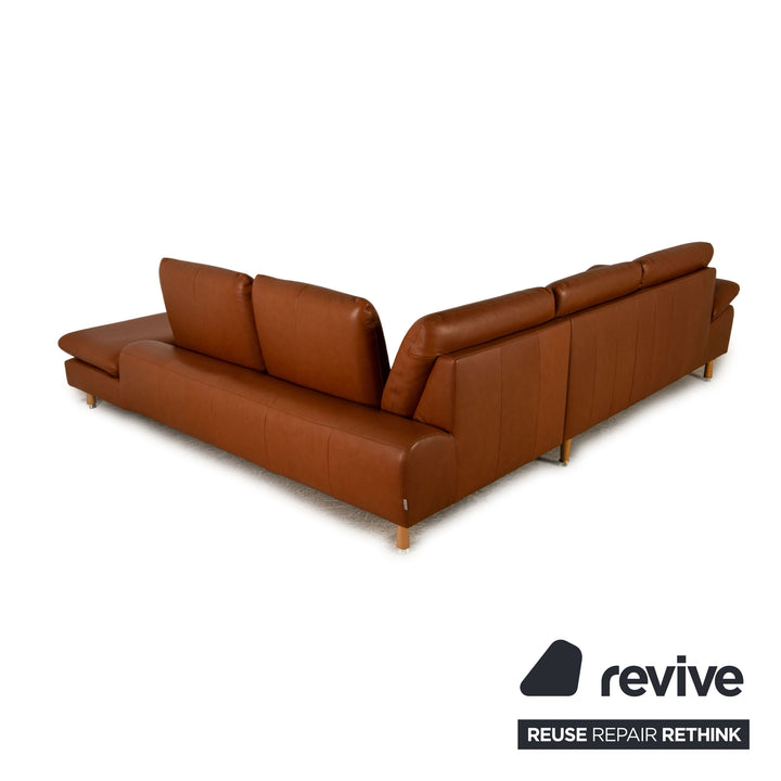 Willi Schillig Loop Leder Braun Ecksofa Sofa Couch Funktion