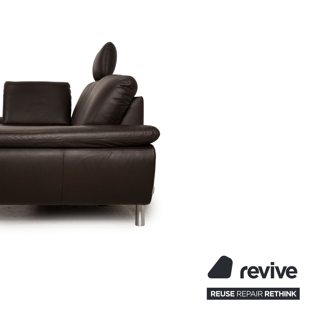 Willi Schillig Loop Leder Ecksofa Braun Sofa Couch Funktion