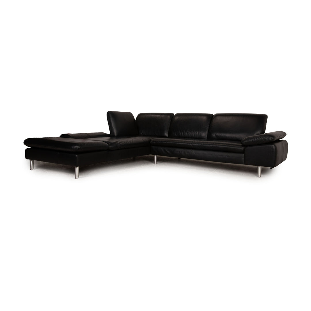 Willi Schillig Loop Leder Ecksofa Schwarz Funktion Sofa Couch