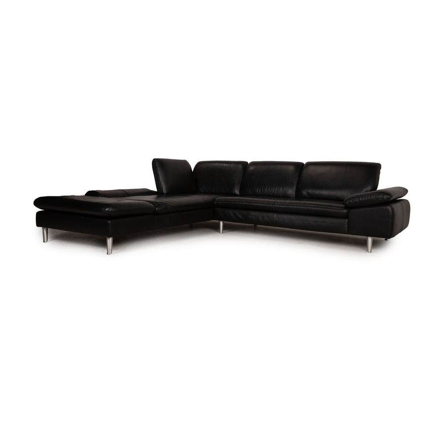 Willi Schillig Loop Leder Ecksofa Schwarz Funktion Sofa Couch