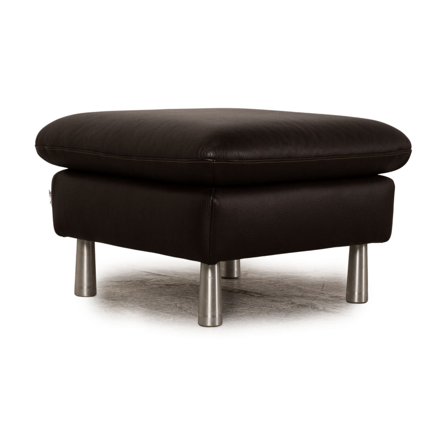 Willi Schillig Loop Leder Hocker Braun
