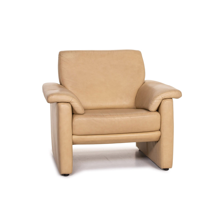 Willi Schillig Lucca leather armchair beige #15278
