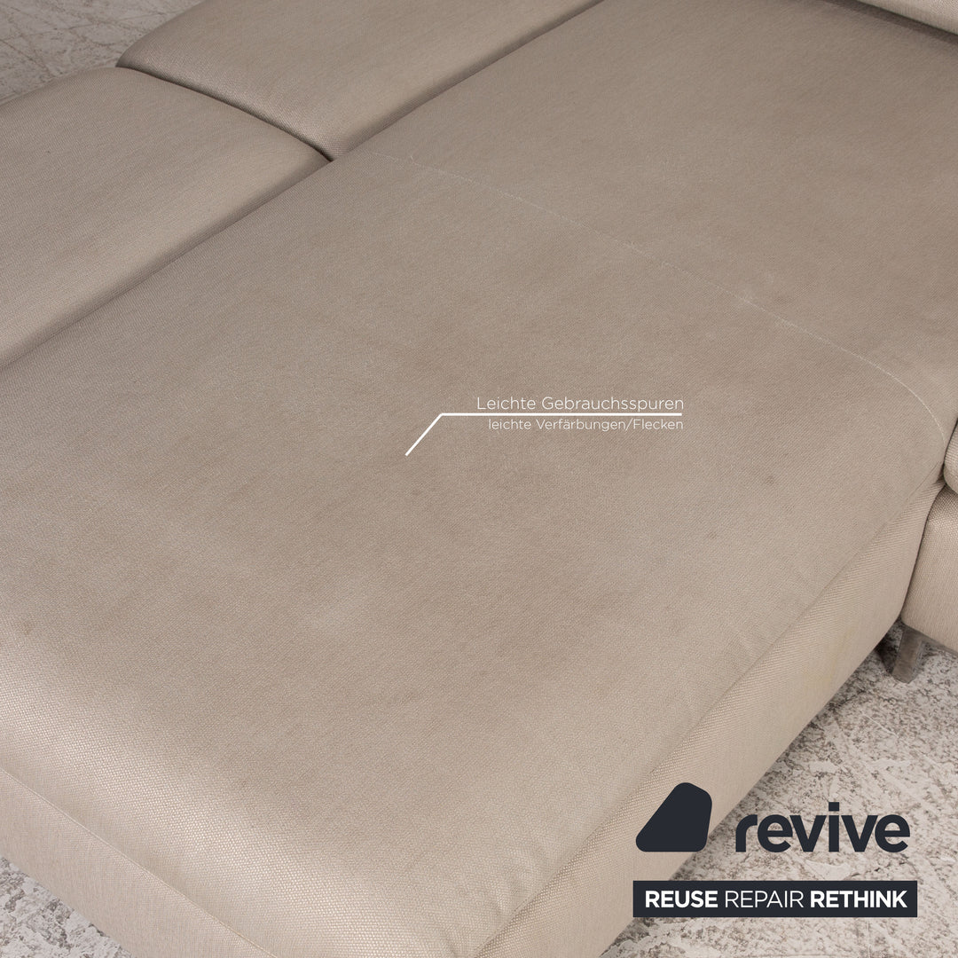 Willi Schillig Select Venus Plus Stoff Ecksofa Grau Sofa Couch Funktion