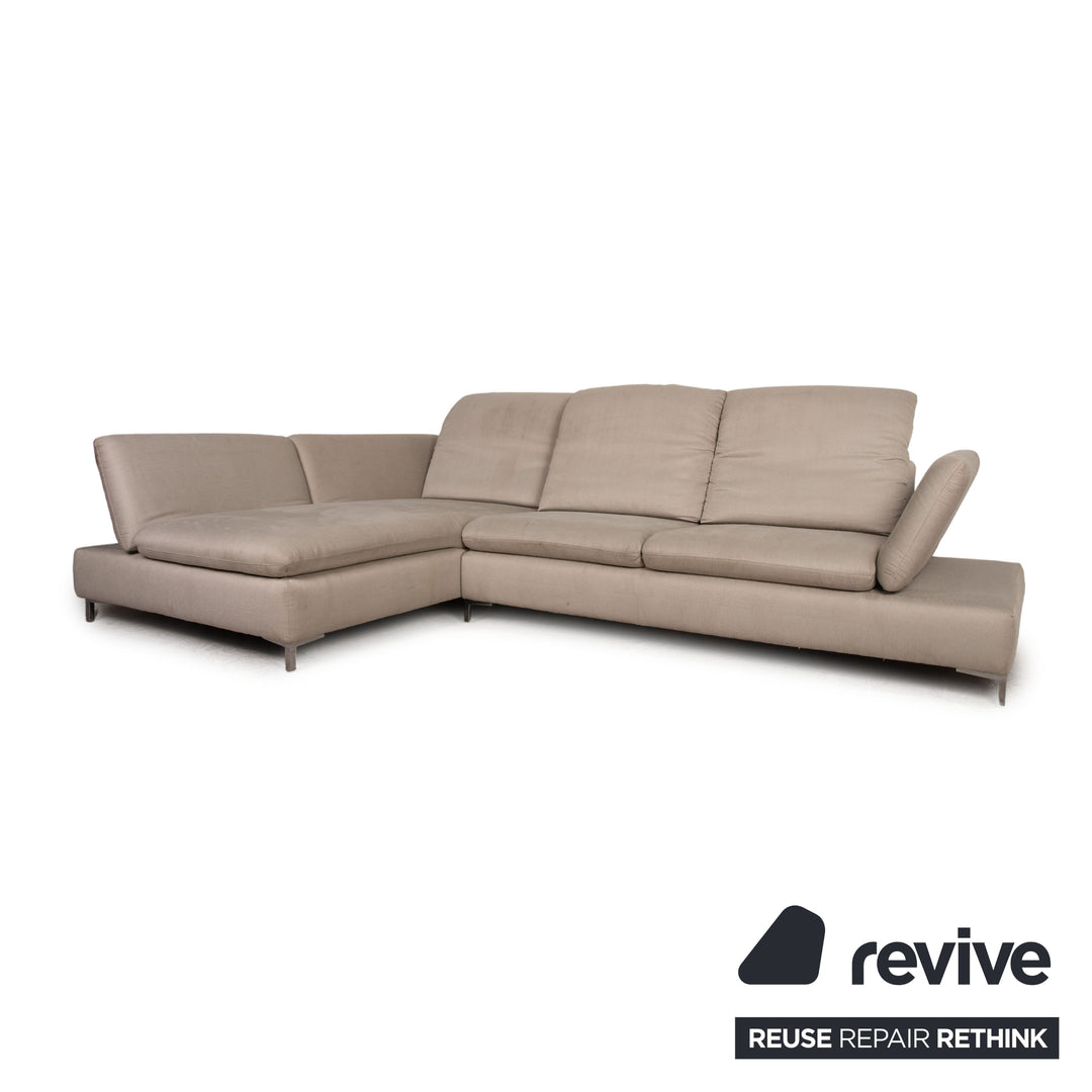 Willi Schillig Select Venus Plus Stoff Ecksofa Grau Sofa Couch Funktion