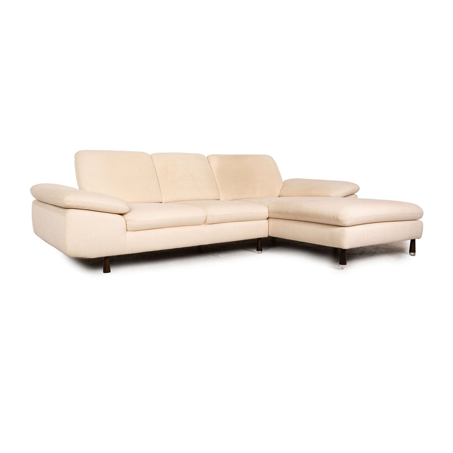 Willi Schillig Stoff Ecksofa Creme Sofa Couch