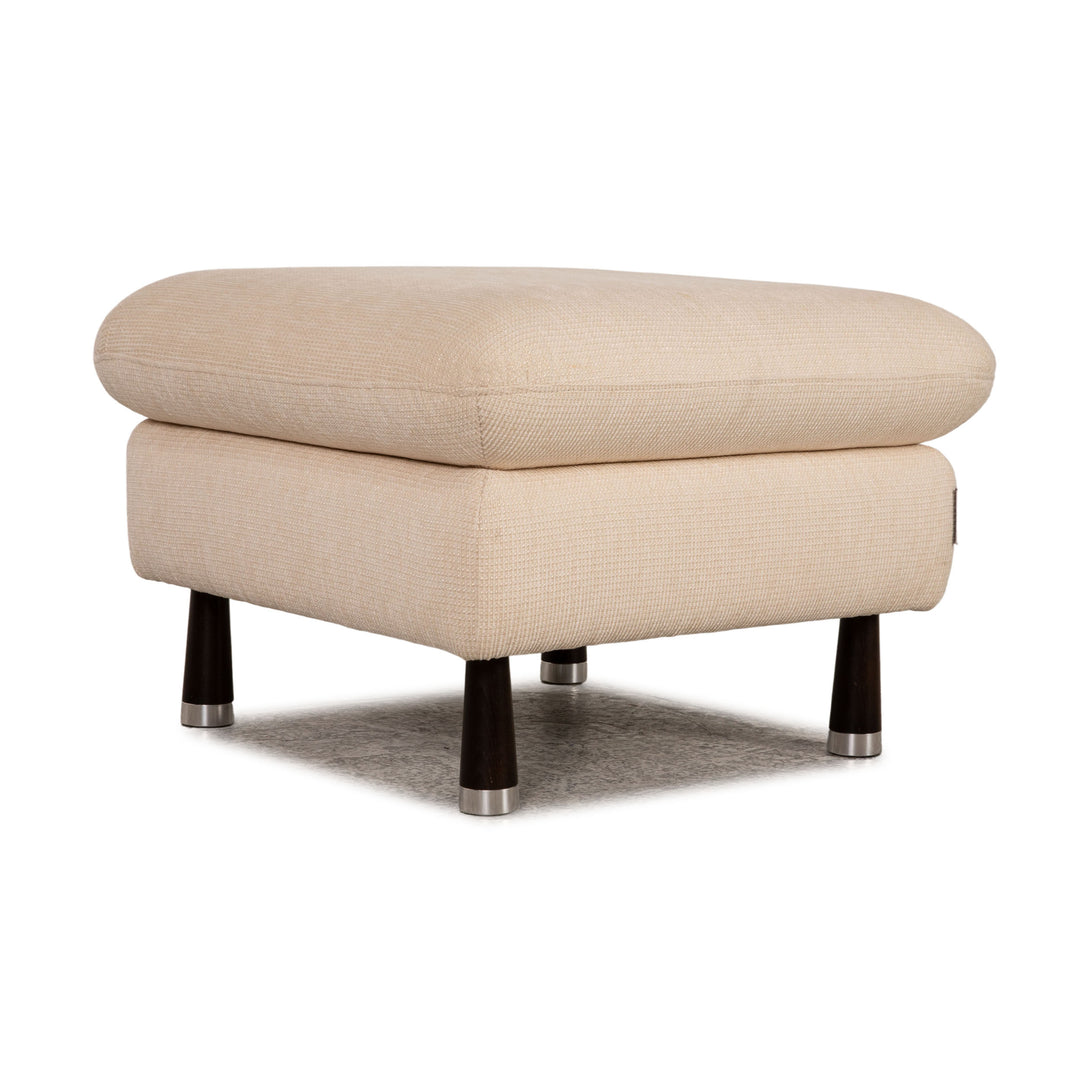 Willi Schillig Stoff Hocker Creme