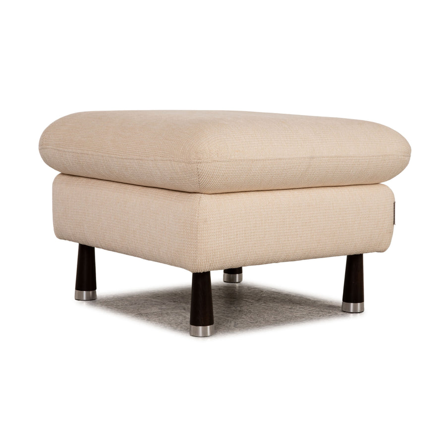 Willi Schillig Stoff Hocker Creme