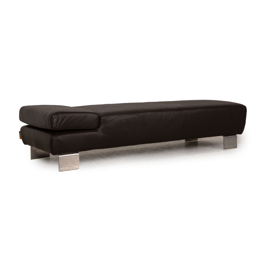 Willi Schillig Taboo Leder Liege Braun Funktion