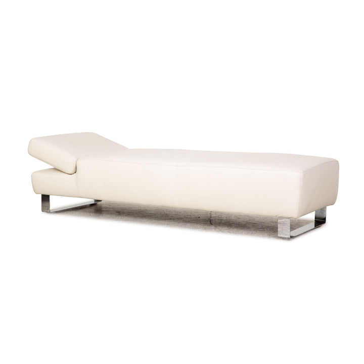 Willi Schillig Taboo Leather Lounger Cream Function
