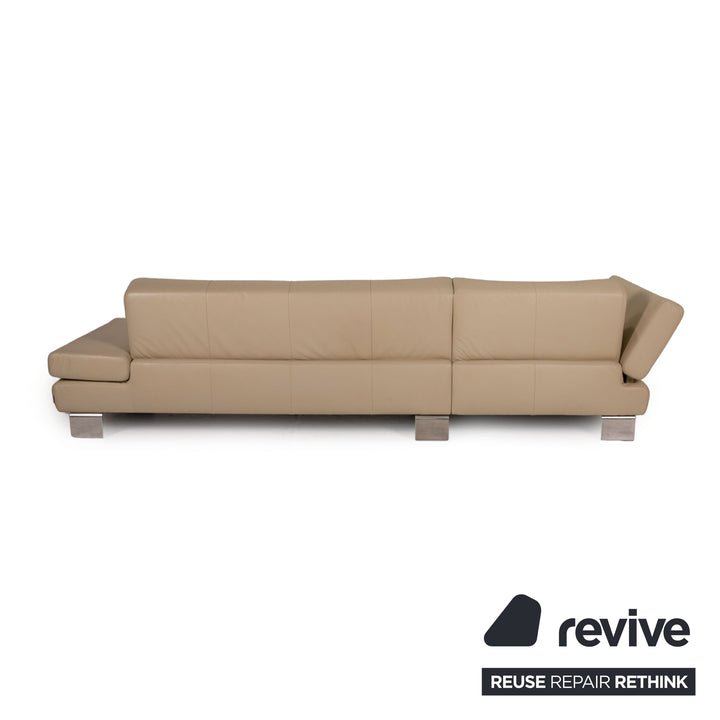 Willi Schillig Taboo Leder Sofa Creme Ecksofa Couch