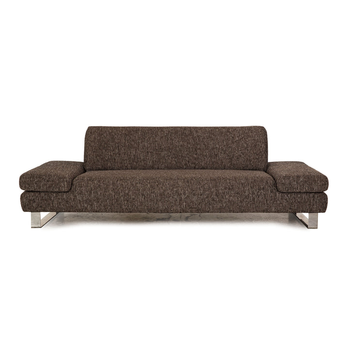 Willi Schillig Taboo Stoff Dreisitzer Grau Sofa Couch manuelle Funktion