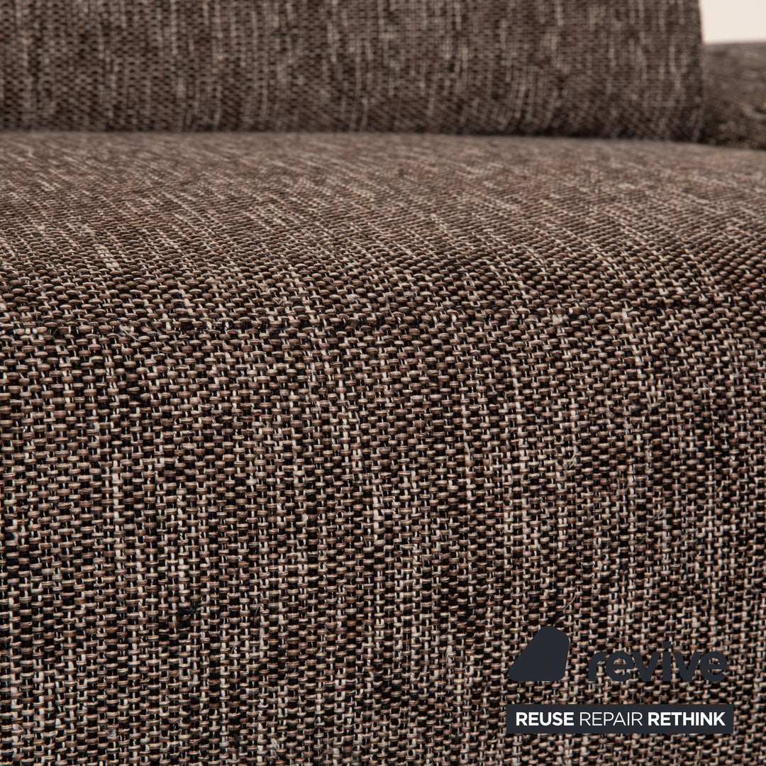Willi Schillig Taboo Stoff Dreisitzer Grau Sofa Couch manuelle Funktion