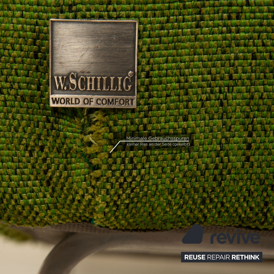 Willi Schillig Taboo Stoff Dreisitzer Grün Sofa Couch Funktion