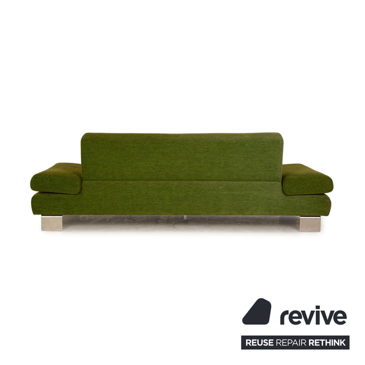 Willi Schillig Taboo Stoff Dreisitzer Grün Sofa Couch Funktion