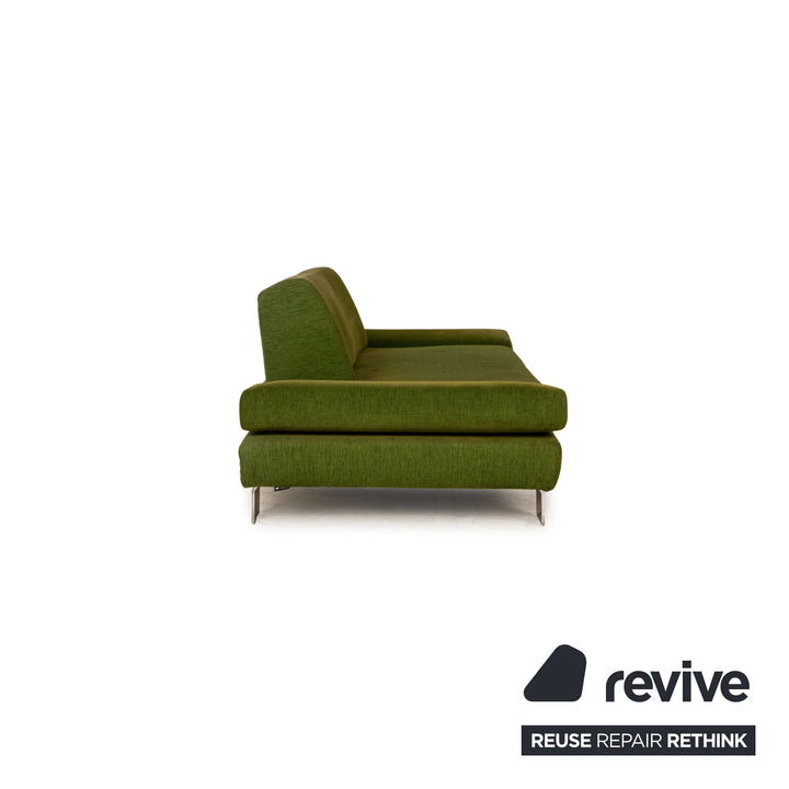 Willi Schillig Taboo Stoff Dreisitzer Grün Sofa Couch Funktion