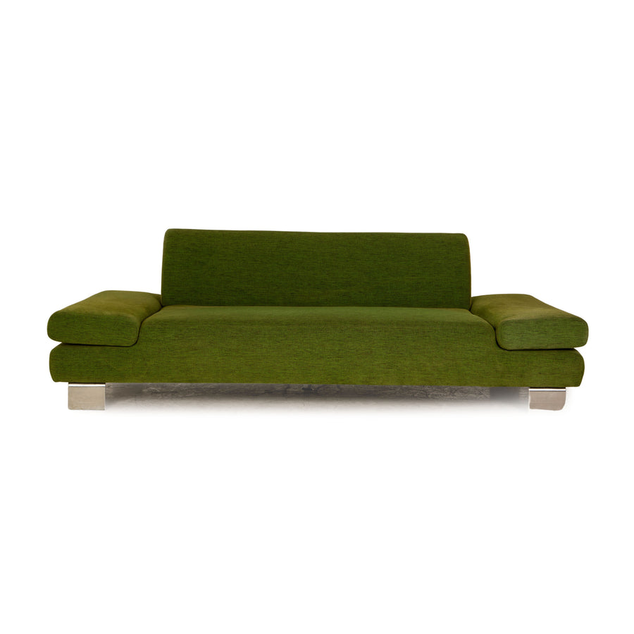 Willi Schillig Taboo Stoff Dreisitzer Grün Sofa Couch Funktion