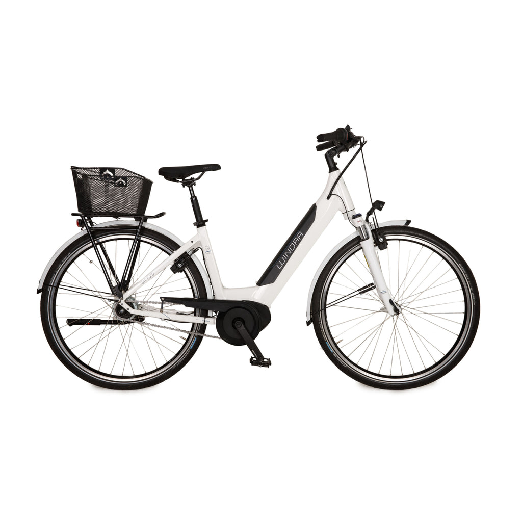 Winora E-City Bike SINUS IN8 2021 Weiß Aluminium