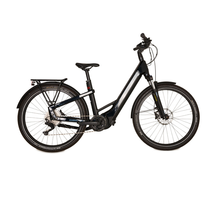 Winora Yakun 10 Aluminium E-Trekking Bike Schwarz RH 45 Fahrrad