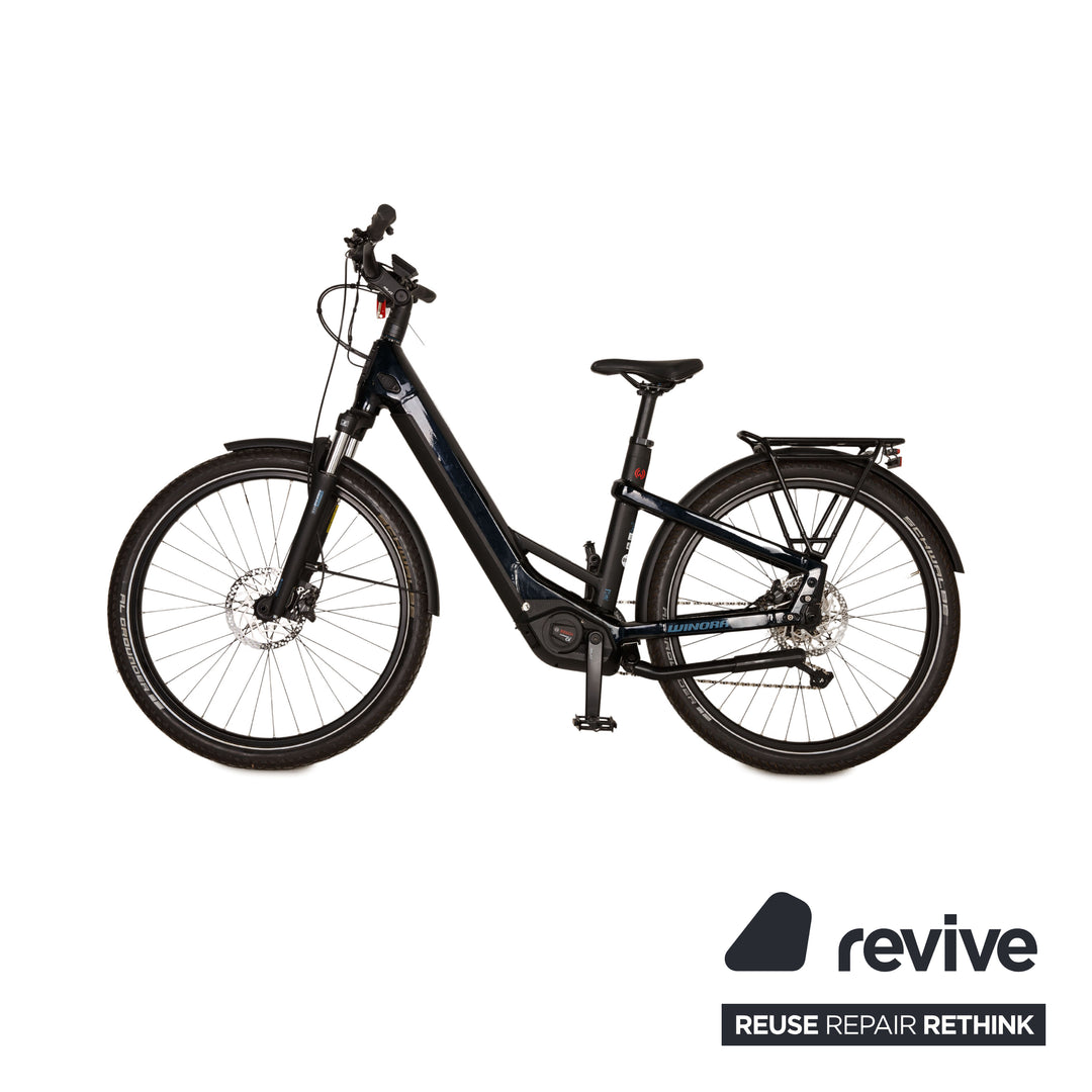 Winora E-Trekking Bike Yakun 10 2022 Schwarz Aluminium