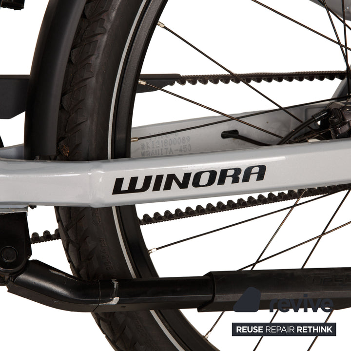 Winora Yakun R5 Pro Aluminium E-Trekking Bike Weiß RH 45 Fahrrad