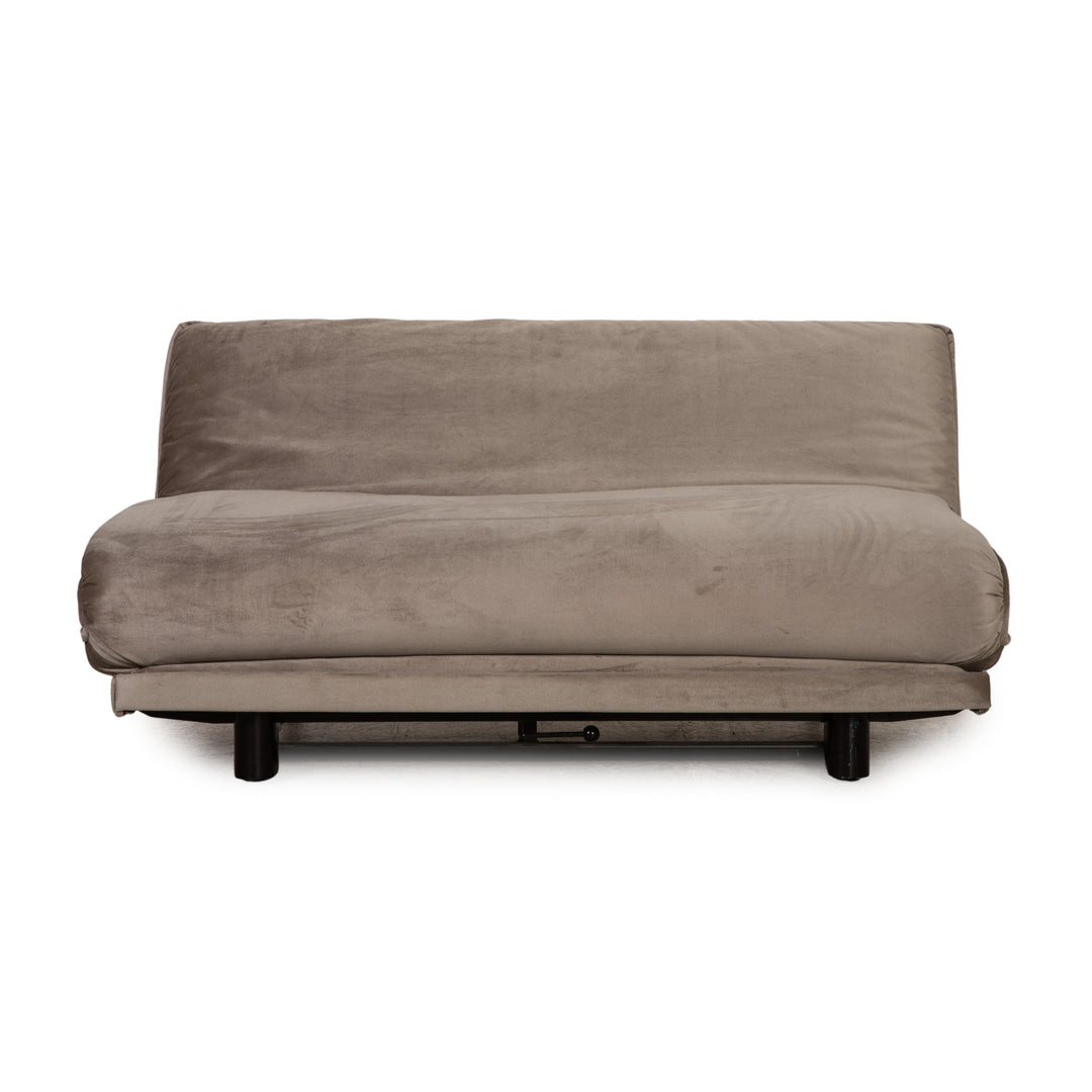 Wittmann Colli Stoff Zweisitzer Grau Sofa Couch Schlafsofa Funktion Neubezug