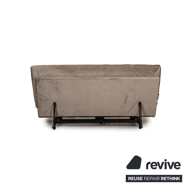 Wittmann Colli Stoff Zweisitzer Grau Sofa Couch Schlafsofa Funktion Neubezug