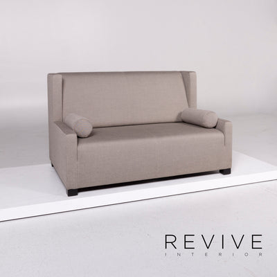 Wittmann Museo Stoff Sofa Grau Zweisitzer Couch #11372