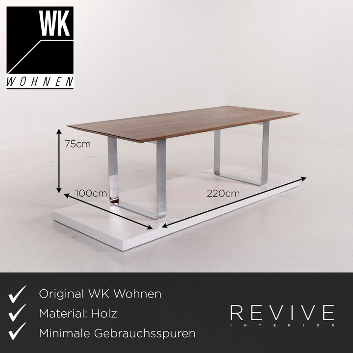 WK Wohnen 881SK4 dining table Brown table #12149