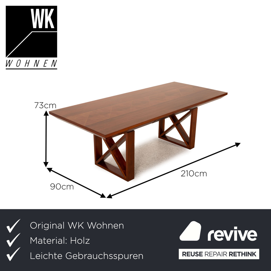 WK Wohnen wood table brown dining table function